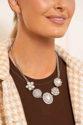 Sophisticated Style - White Necklace