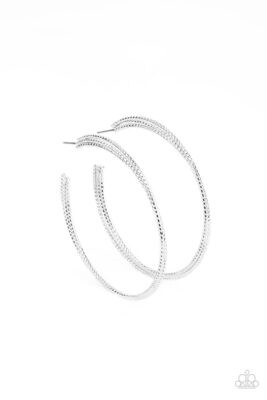 Candescent Curves - Silver Earring