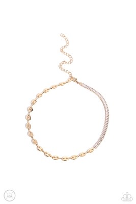 Dream Duo Gold Choker Necklace