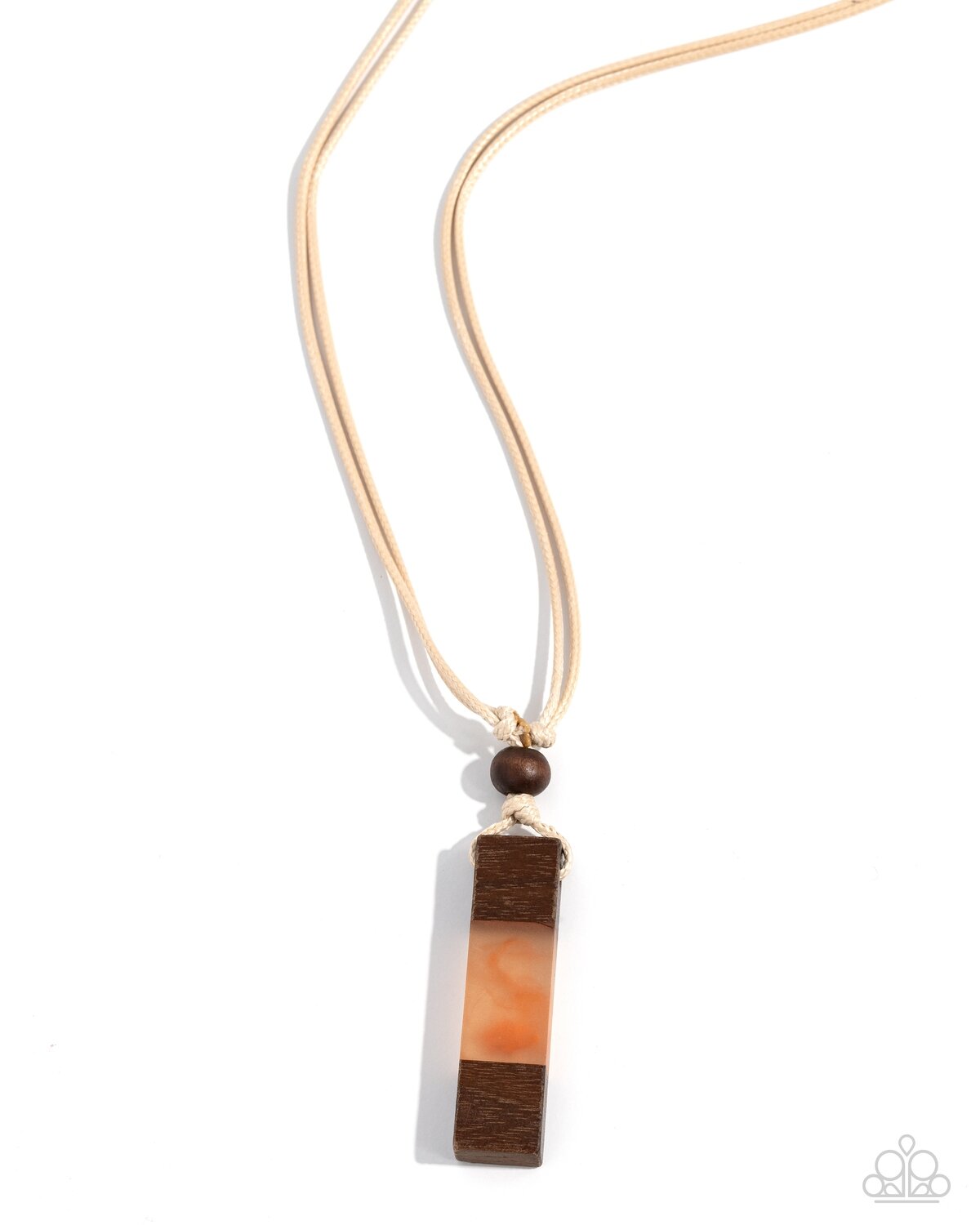 Timber Totem - Orange Urban Necklace