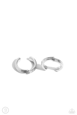 Linear Legacy - Silver Earring Cuff