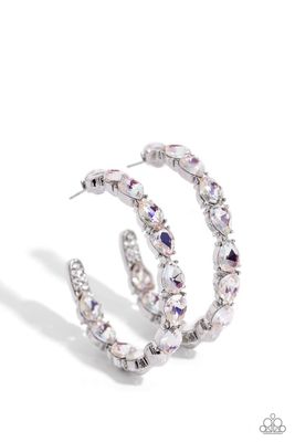 Presidential Pizzazz - White Earrings