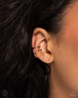 Barbell Beauty - Gold Cuff Earring