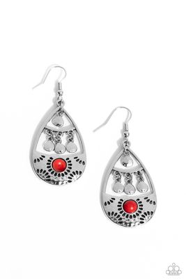 Country Cabana - Red Earring