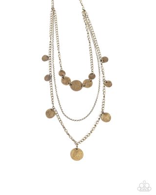 Dynasty Dance - Brass Necklace