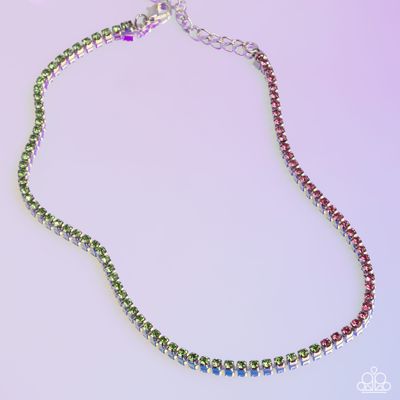 Dedicated Duo - Green Necklace