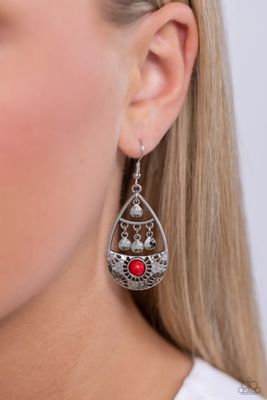 Country Cabana - Red Earring