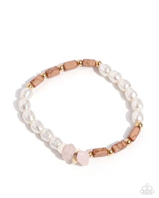 Wild Whimsicality - Brown/Gold Bracelet