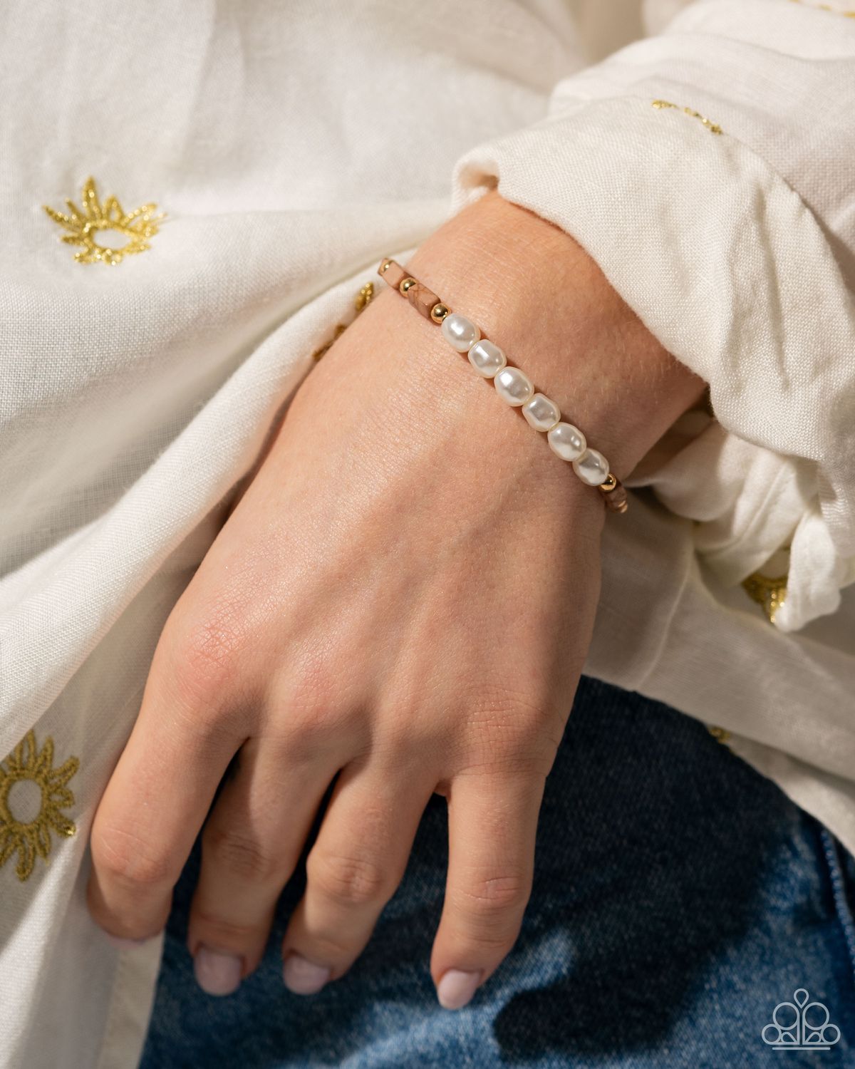 Wild Whimsicality - Brown/Gold Bracelet