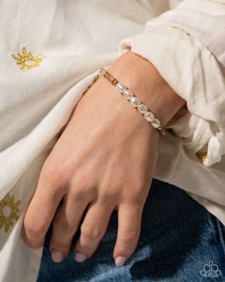 Wild Whimsicality - Brown/Gold Bracelet