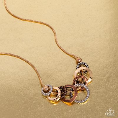 Mechanical Mischief - Multi Gold Necklace
