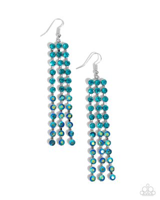 Ombre Occupation - Blue Earrings