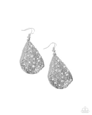Stargazing Glamour - White Earring