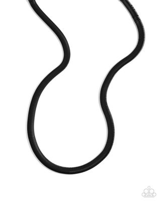 Industrial Index - Black Urban Necklace