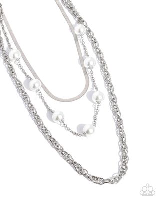 High-Class Haute - White Necklace