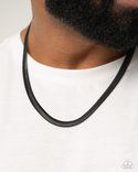 Industrial Index - Black Urban Necklace