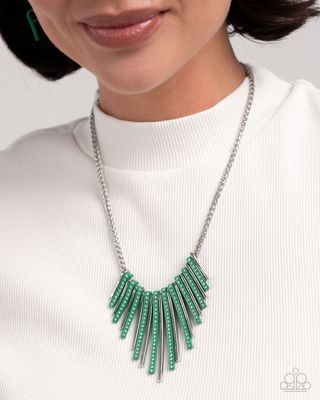 Fashionable Fringe/Color Cameo Green Set