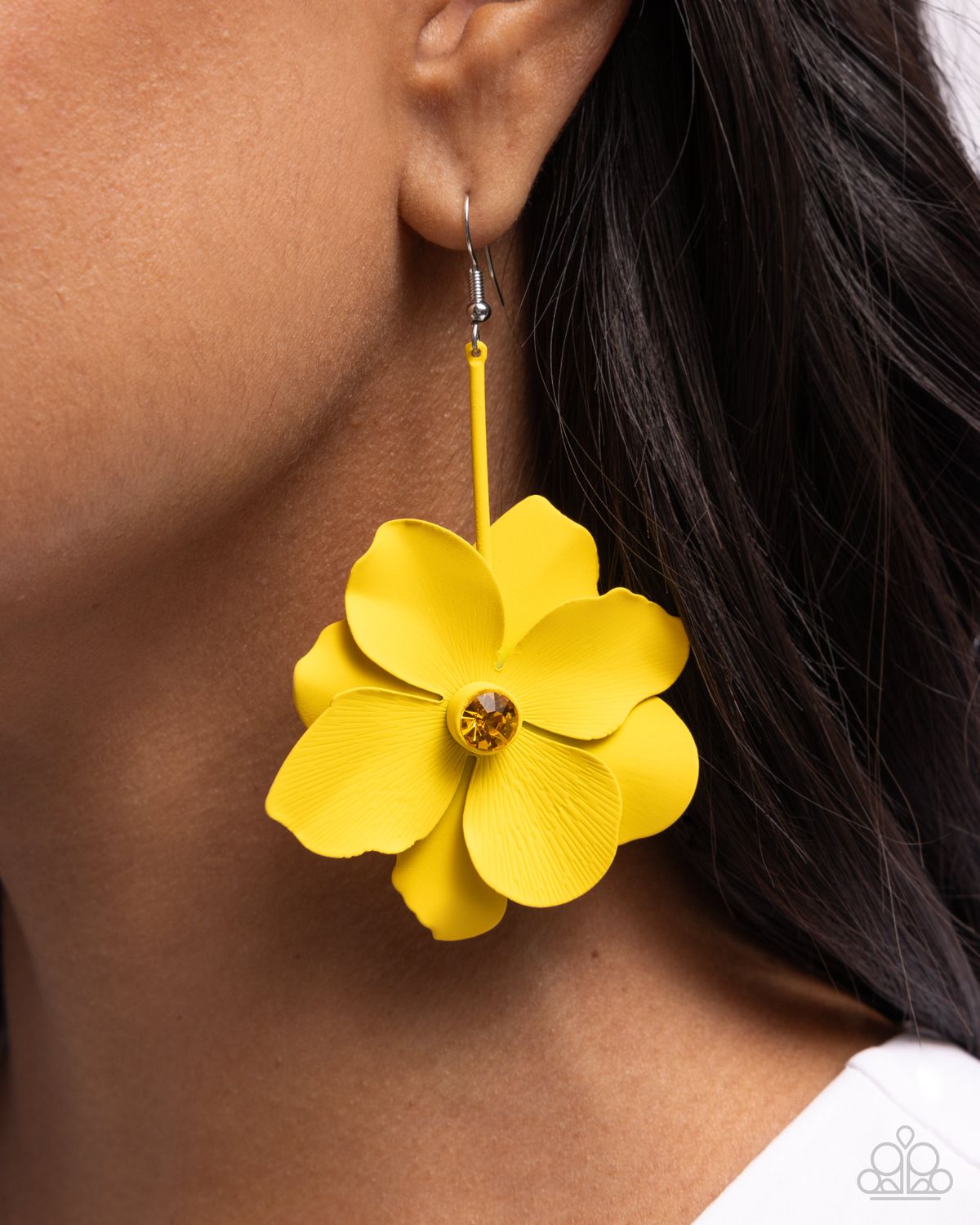Generous Glisten - Yellow Earring