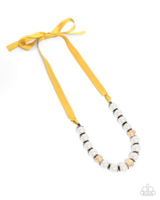 Exclusive Ease - Yellow Necklace