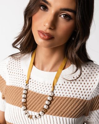 Exclusive Ease - Yellow Necklace