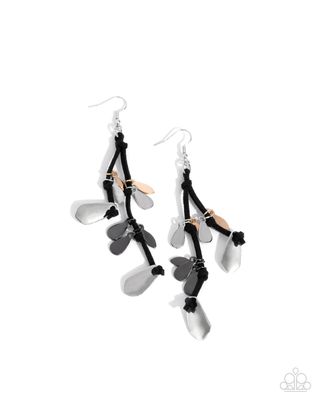 Sunset Suede - Black Earring