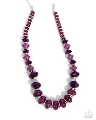 Swift Shimmer - Purple Neckace