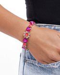 Floral Find - Orange/Pink Bracelet