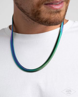 Industrial Index - Multi Men Necklace