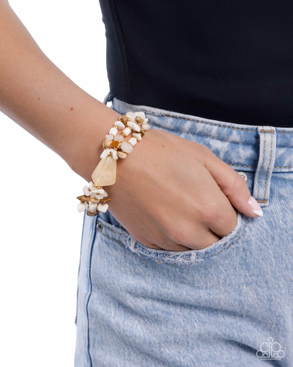 Garden Palette - White Bracelet