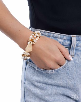 Garden Palette - White Bracelet