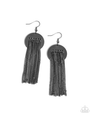 Levitating Leader - Black Earring