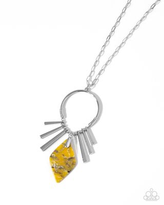 Dangerous Diamond - Yellow Necklace
