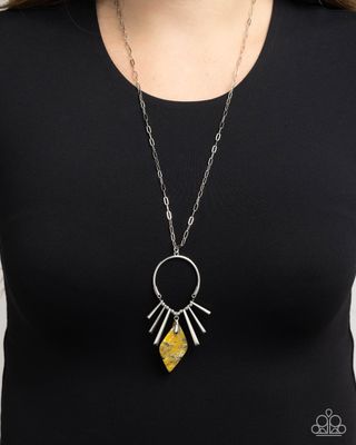 Dangerous Diamond - Yellow Necklace