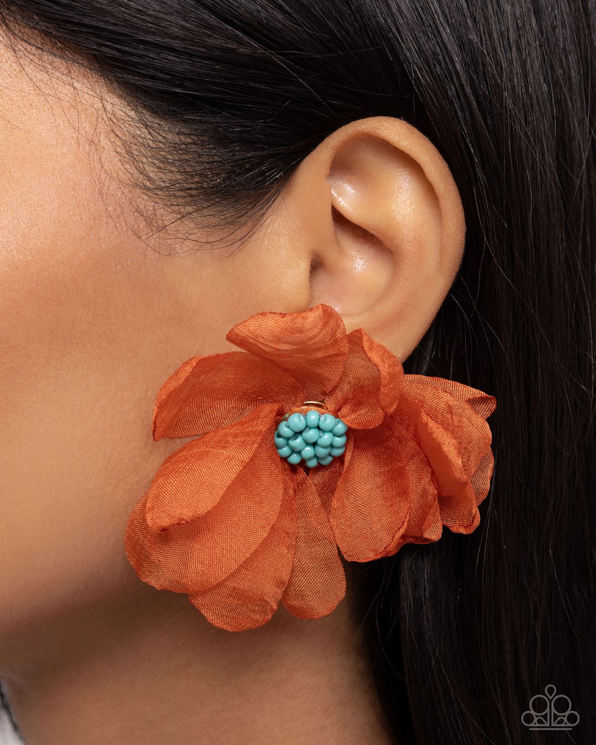 Part Of Your World - Orange Earring