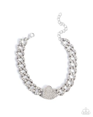 Humane Hearts - White Bracelet