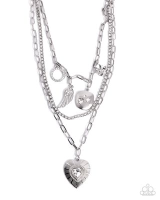 Angelic Ambition - White Necklace