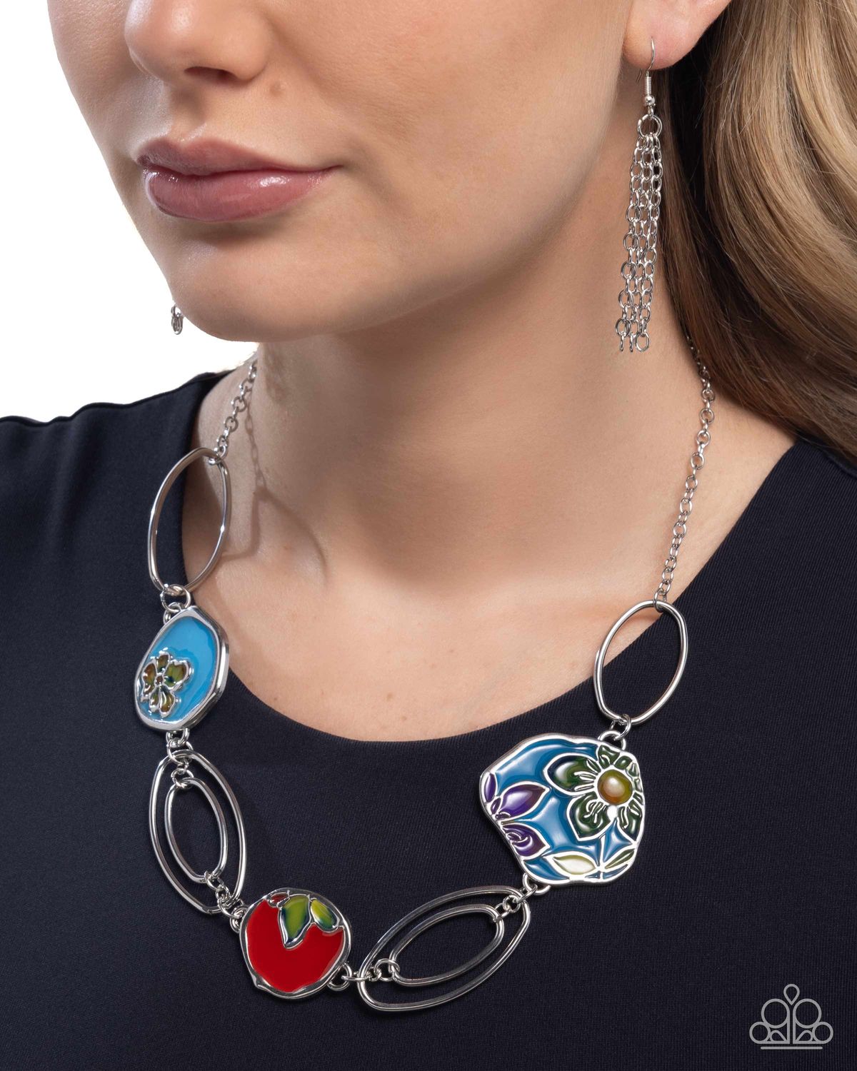 Stained Glass Statement - Multi Necklace