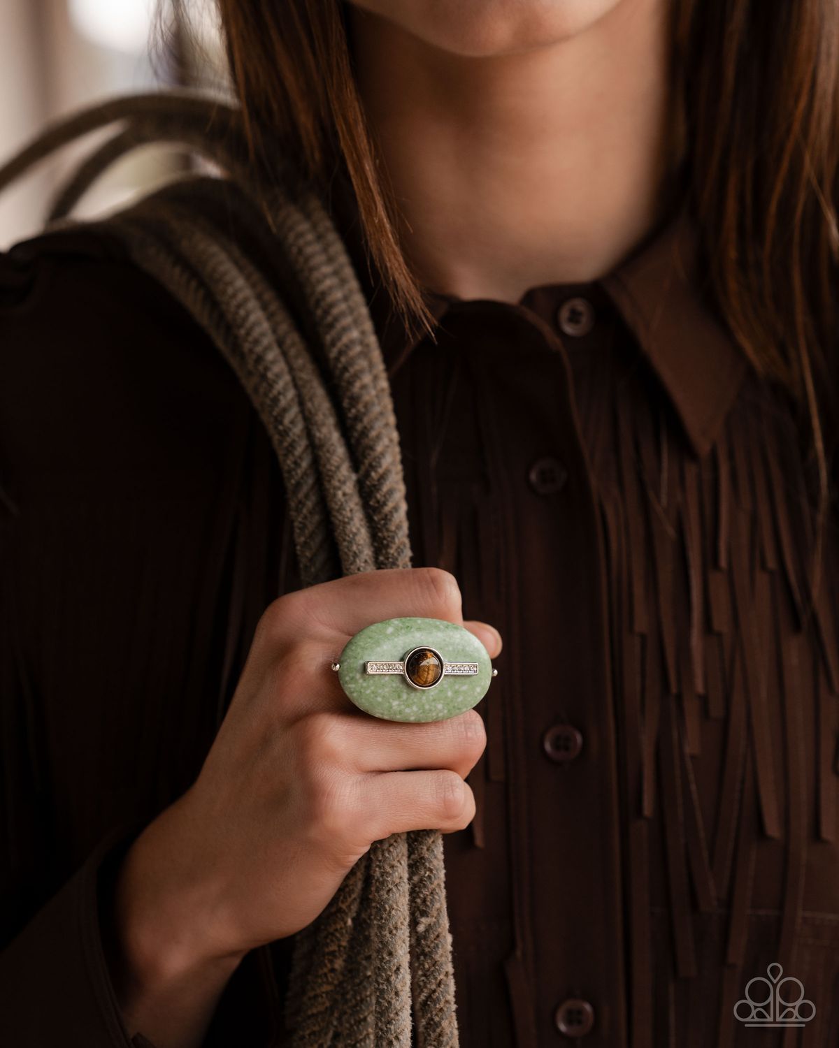 Serene Spirit - Green Ring
