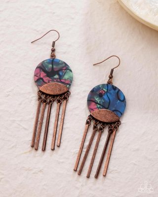 Disc Destiny - Copper Earring