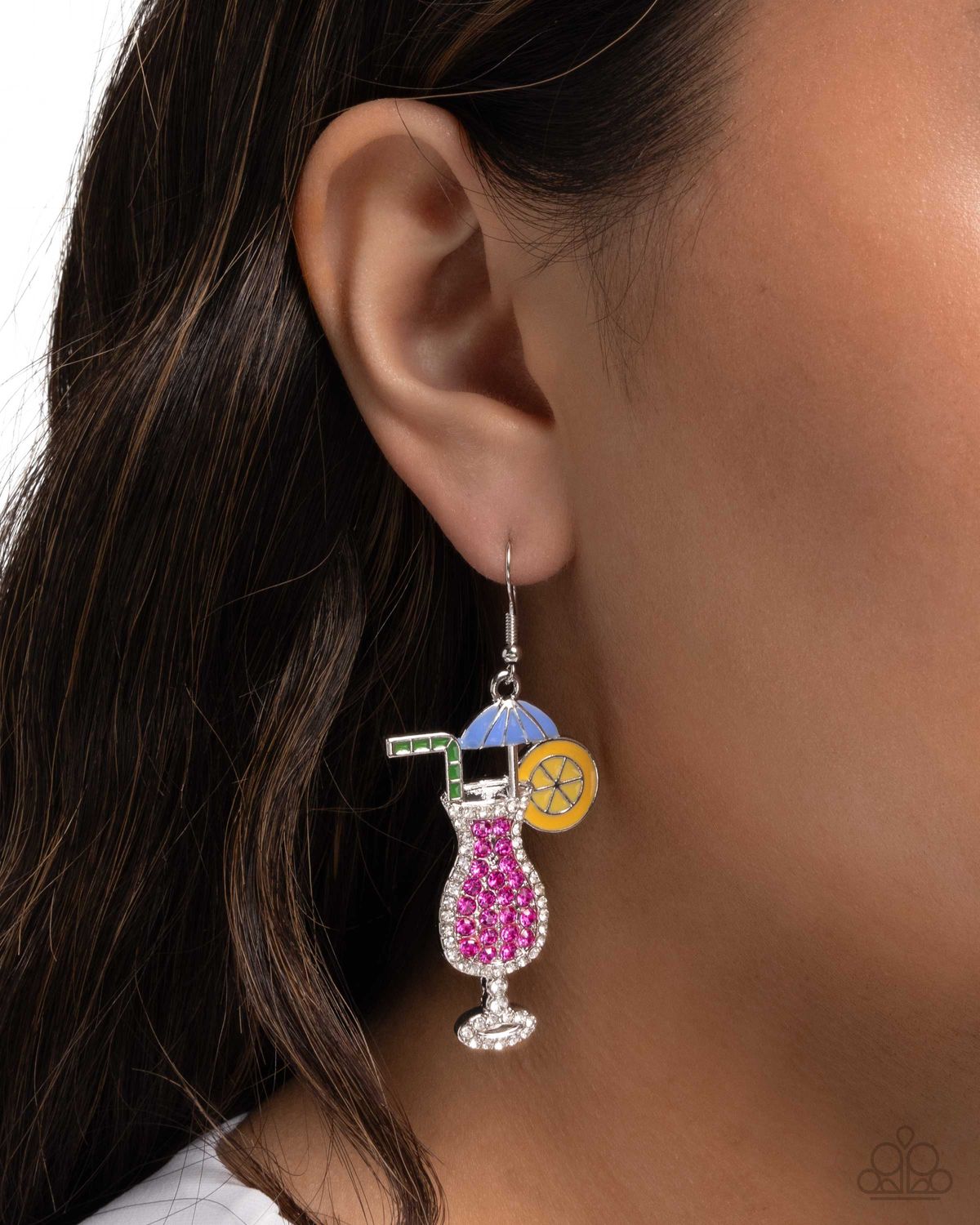 Delightful Daiquiri - Pink Earring