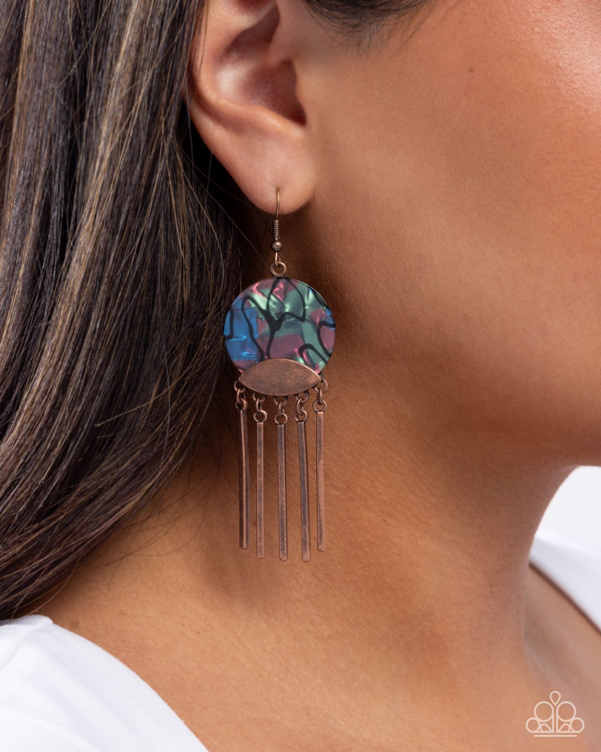 Disc Destiny - Copper Earring