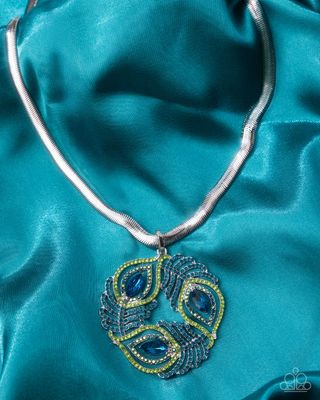 Peacock Patchwork - Multi Necklace