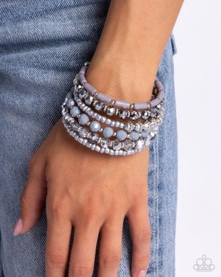 Stacked Surprise - Silver Bracelet