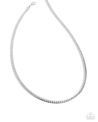 CURB the Peace - Silver Necklace