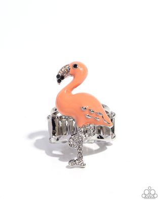 Flamingo Flair - Orange Ring