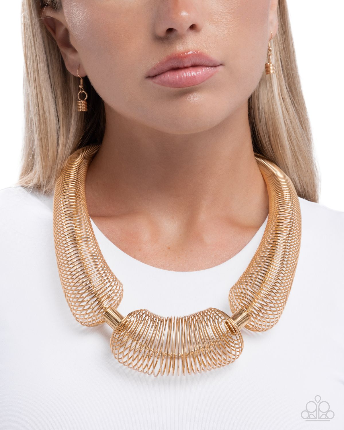 Carefree Coils - Gold Necklace
