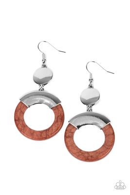 ENTRADA at Your Own Risk - Brown Earring