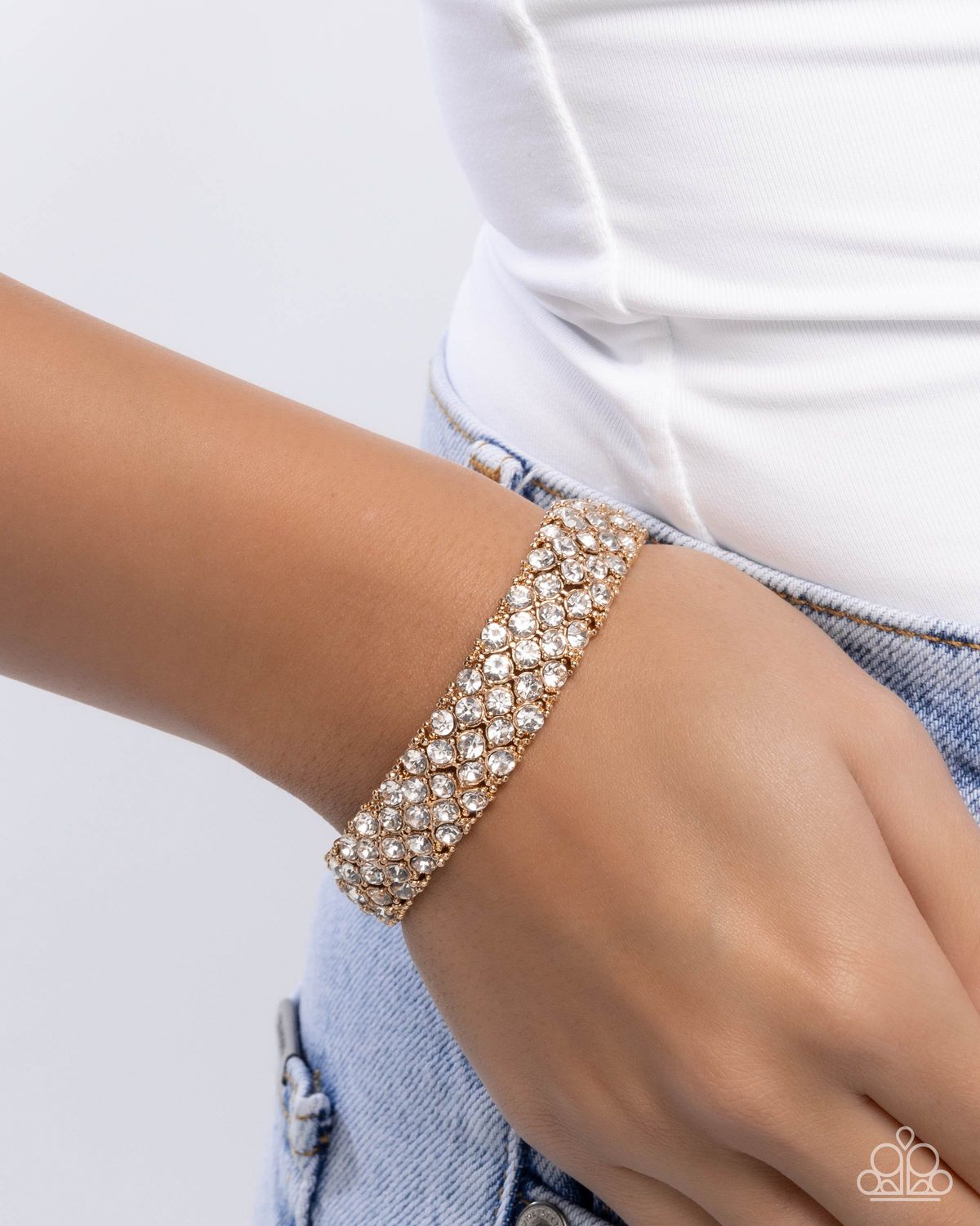 Prismatic Perspective - Gold Bracelet