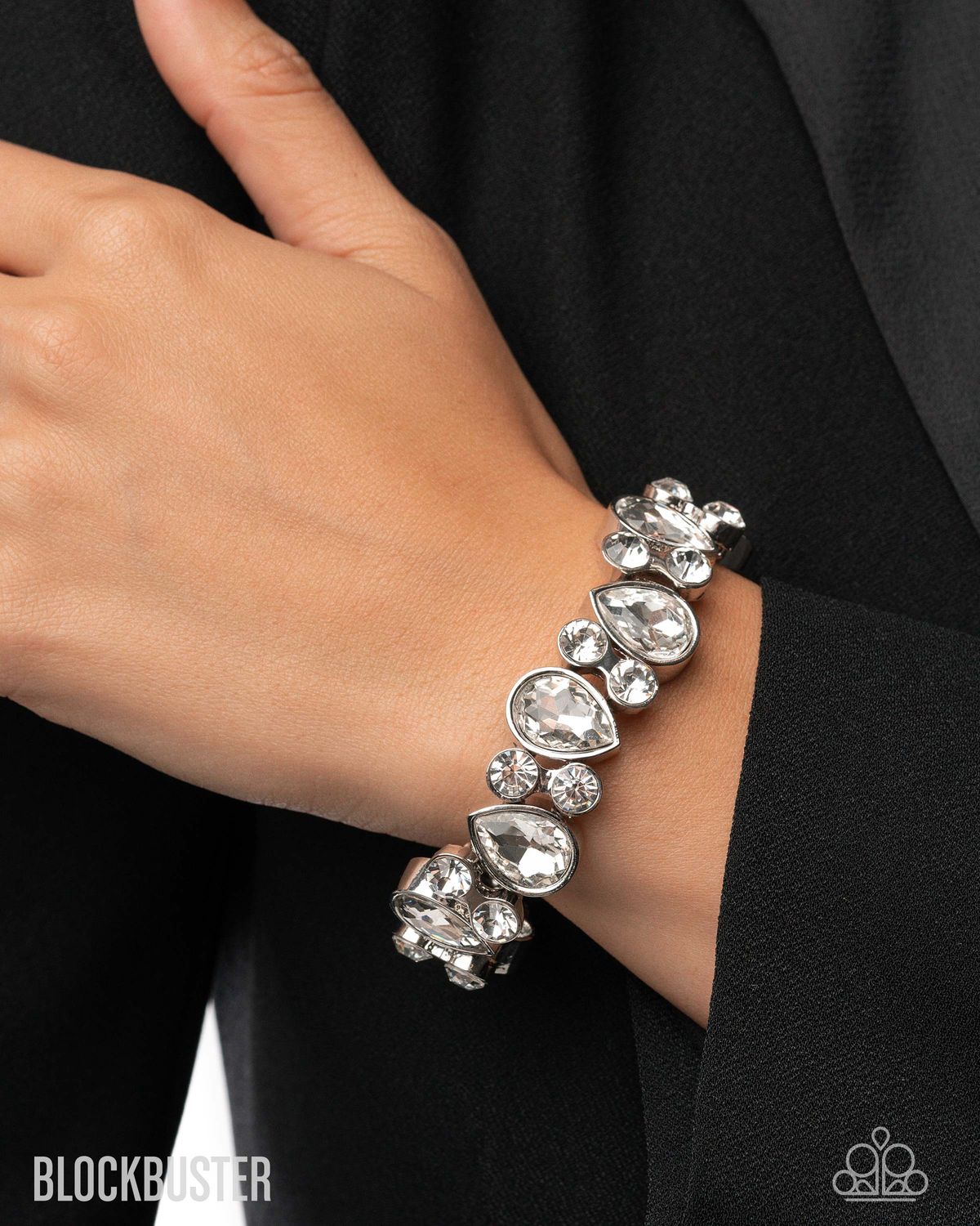 Secure Sparkle -  White Bracelet