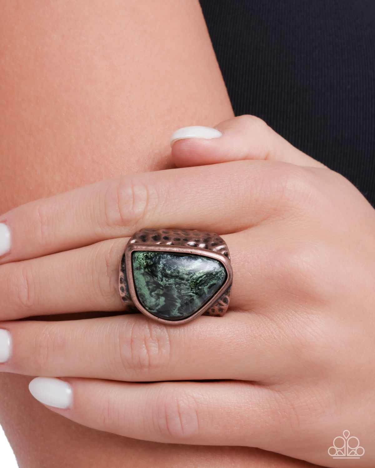 Abstract Accent - Copper Ring